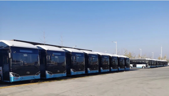 30 chiếc xe buýt chạy nhiên liệu hydro dài cỡ King được giao cho vận hành thử nghiệm
