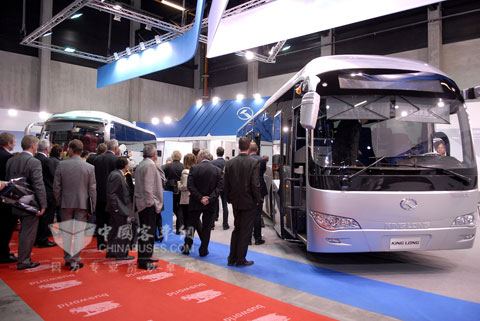 Xe buýt Kinglong nâng cao Làm nổi bật Busworld Kortrijk