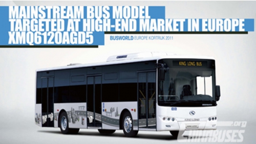 KINGLONG ra mắt hai mẫu xe mới trong busworld kortrijk 2011
