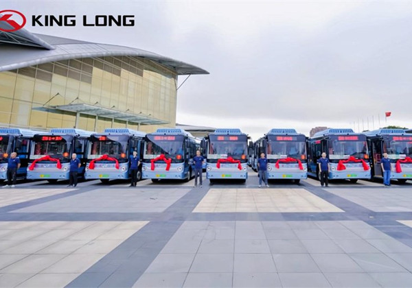Xe buýt năng lượng mới KingLong được giao thành công đến Nan'an
