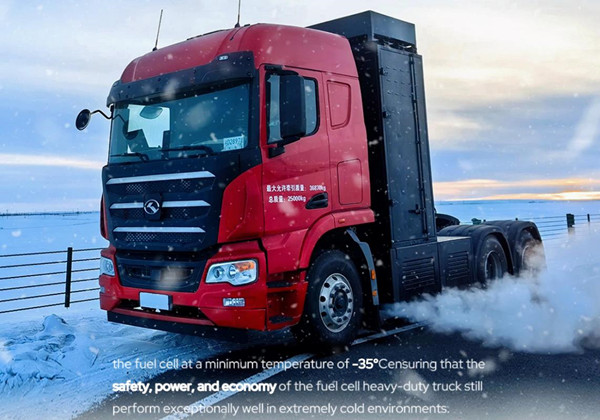 Xe tải hạng nặng King Long Fuel Cell đã hoàn thành xuất sắc thử thách trong bài kiểm tra cực lạnh